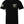 Front of Desert Skull Tee in black with small chest graphic and American flag sleeve print