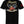 Back of Loyalty Tee in black showcasing large bald eagle graphic holding crossed American flags with Allegiance script and 