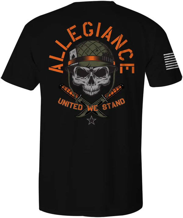 Back of Spade Tee in black featuring large Spade logo graphic