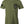 Front of Spade Premium Tee in OD Green with small chest graphic and American flag sleeve print