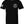 Front of Defend The 2nd Classic Tee in black with small chest hit and American flag on sleeve